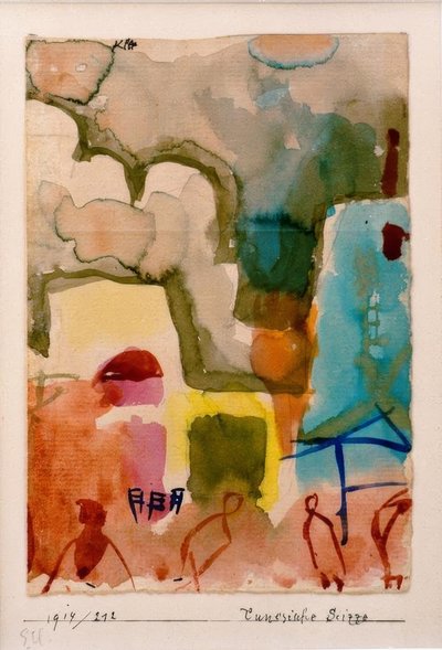 Tunisian Sketch by Paul Klee